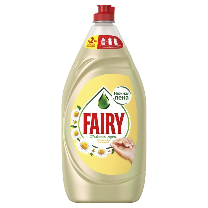 Средство для мытья посуды 1,35 л FAIRY (Фейри) Нежные руки, Ромашка и витамин Е 606048