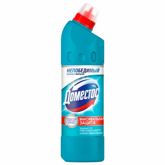 Чистящее средство 500 мл, DOMESTOS Свежесть Атлантики, с отбеливающим эффектом, гель 602283