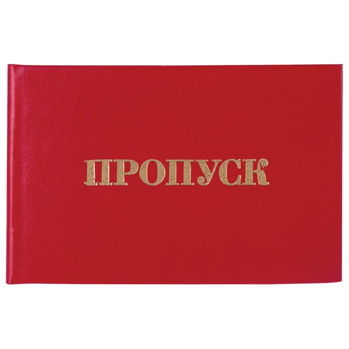 Бланк документа Пропуск, 65х98 мм, STAFF, 129143 129143