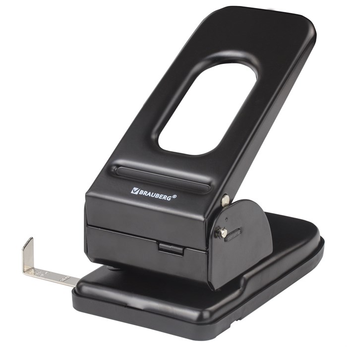 Дырокол металлический МОЩНЫЙ BRAUBERG Heavy duty, до 60 л., черный, 226868 226868