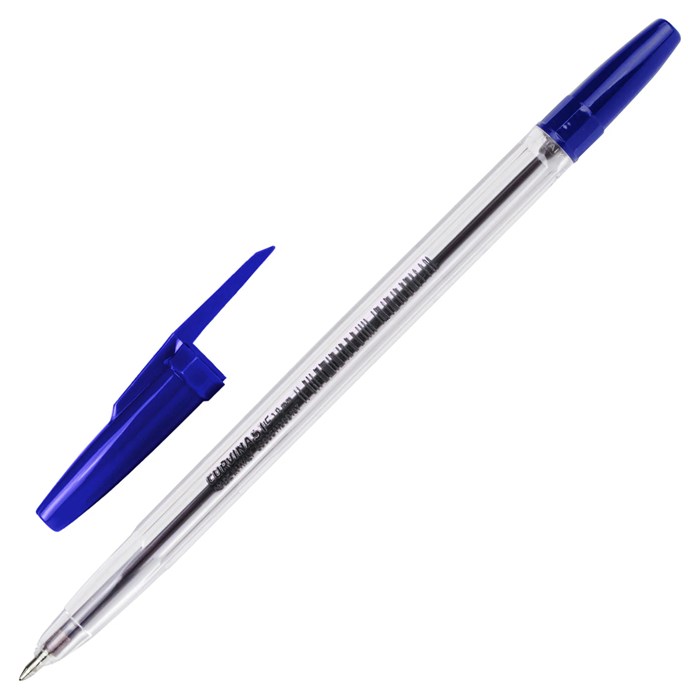 Ручка шариковая CORVINA 51 Classic, СИНЯЯ, корпус прозрачный, узел 1 мм, линия письма 0,7 мм, 40163/02 140300