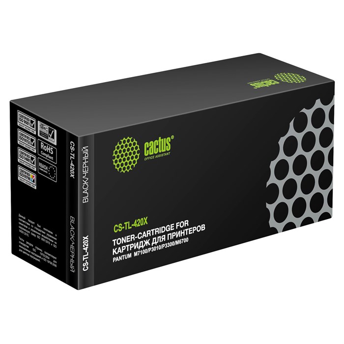 Картридж лазерный CACTUS (CS-TL-420X) для Pantum P3010D/P3010DW/P3300D/P3300DN/P3300DW, ресурс 6000 страниц 363864