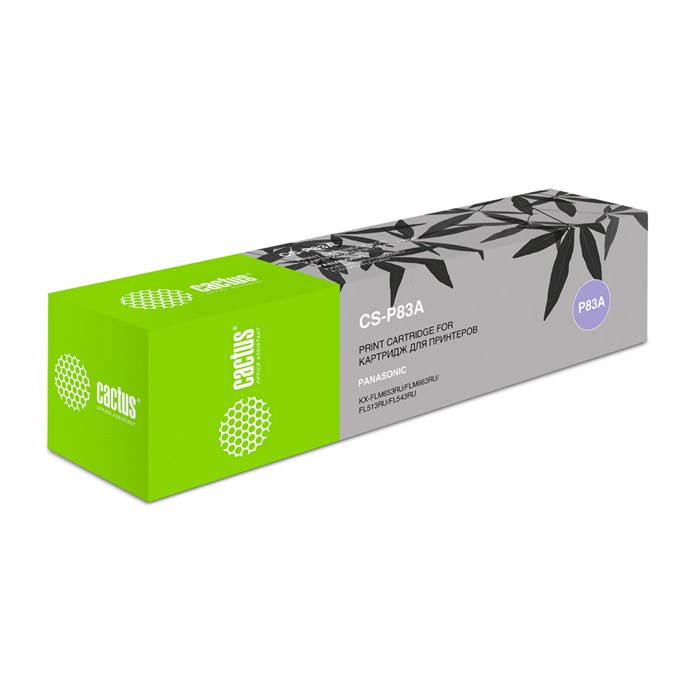 Тонер-картридж CACTUS (CS-P83A) для PANASONIC KX-FL511/513/540/611FLM651, ресурс 2500 стр. 320797