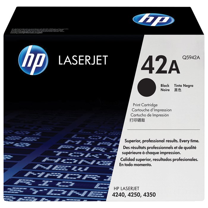 Картридж лазерный HP (Q5942А) LaserJet 4250/4350 и другие, №42А, оригинальный, ресурс 10000 страниц, Q5942A 360485