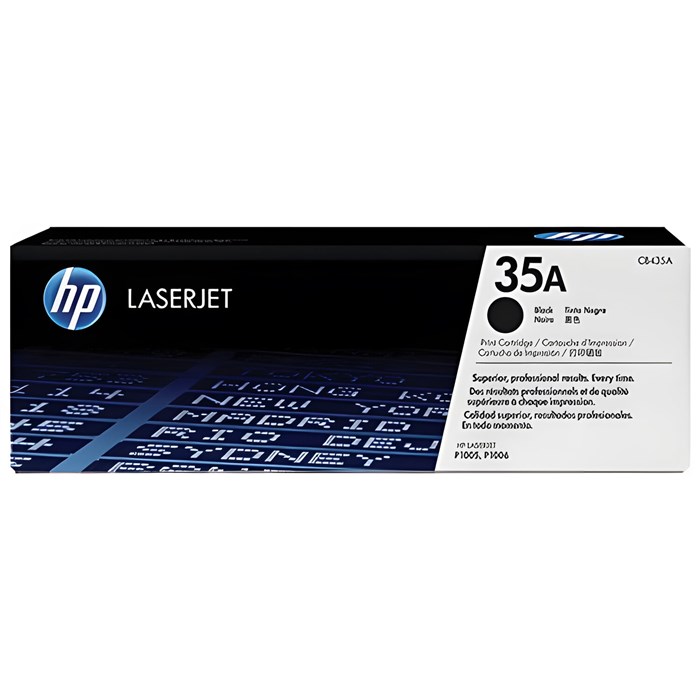 Картридж лазерный HP (CB435A) LaserJet P1005/P1006, №35А, оригинальный, ресурс 1500 страниц 360539