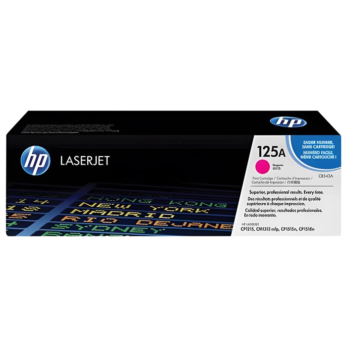 Картридж лазерный HP (CB543A) ColorLJ CP1215/CP1515N и др, №125A, пурпурный, оригинальный, ресурс 1400 страниц 360557