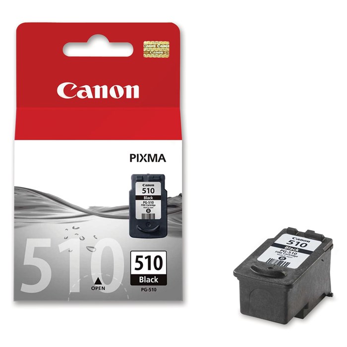 Картридж струйный CANON (PG-510) Pixma MP240/MP260/MP480, черный, оригинальный, ресурс 220 страниц, 2970B007 360990