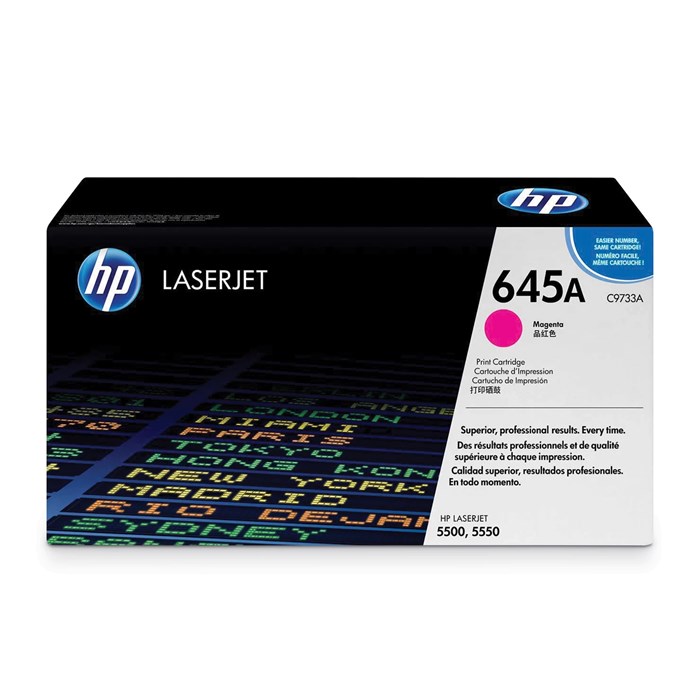 Картридж лазерный HP (C9733A) Color LaserJet 5500/5550, №645A, пурпурный, оригинальный, ресурс 12000 страниц 361220