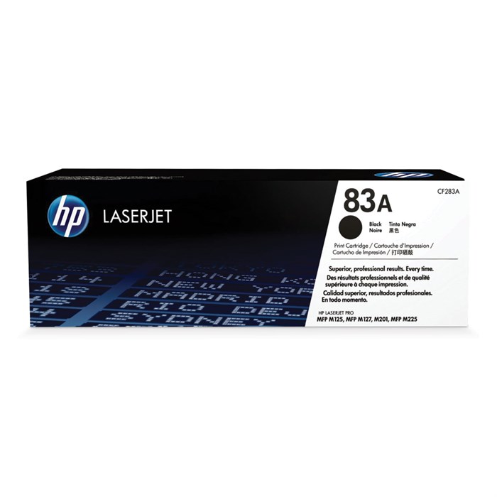 Картридж лазерный HP (CF283A) LaserJet Pro M125/M201/M127/M225, №83A, черный, оригинальный, ресурс 1500 страниц 361276