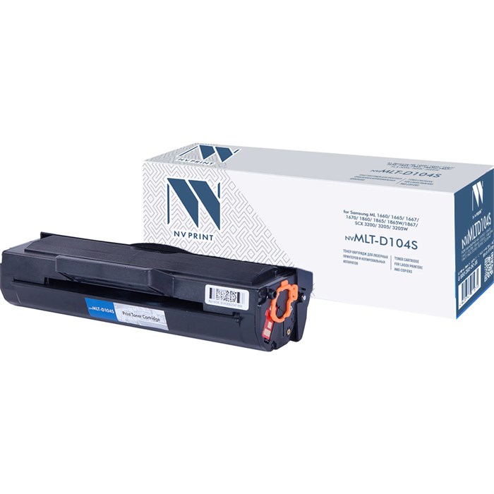 Картридж лазерный NV PRINT (NV-MLT-D104S) для SAMSUNG ML-1660/1665/1667, ресурс 1500 стр. 361747