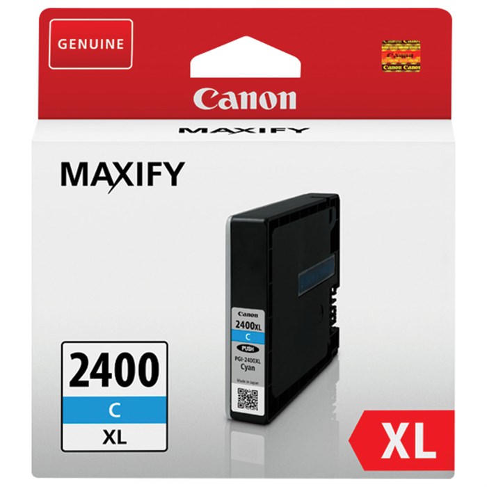 Картридж струйный CANON (PGI-2400XLС) iB4040/MB5040/MB5340, голубой, оригинальный, ресурс 1500 стр., 9274B001 362102