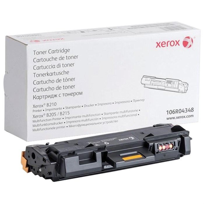 Тонер-картридж XEROX (106R04348) для B205/B210/B215, оригинальный, ресурс 3000 страниц 363326