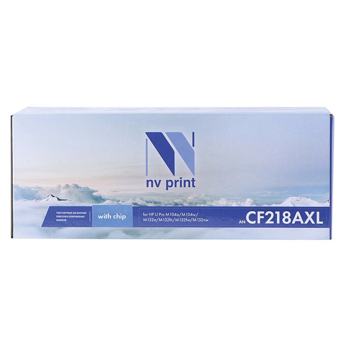 Картридж лазерный NV PRINT (NV-CF218AXL) для HP M104a / M104w / M132fn / M132nw, ресурс 3500 страниц 363373