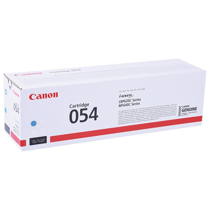 Картридж лазерный CANON (054C) для i-SENSYS LBP621Cw/MF641Cw/645Cx, голубой, ресурс 1200 страниц, оригинальный, 3023C002 363486