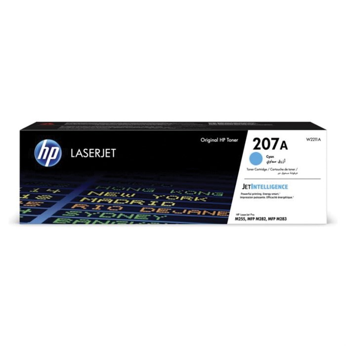 Картридж лазерный HP (W2211A) Color LJ M282/M283/M255, №207A, голубой, оригинальный, ресурс 1250 страниц 363545
