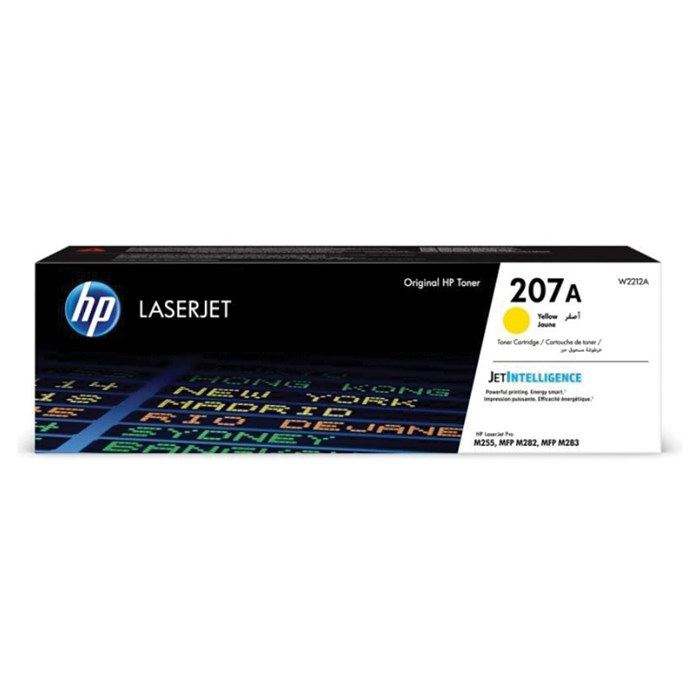Картридж лазерный HP (W2212A) Color LJ M282/M283/M255, №207A, желтый, оригинальный, ресурс 1250 страниц 363546