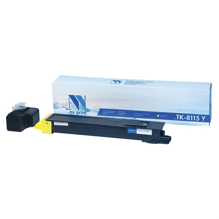 Тонер-картридж NV PRINT (NV-TK8115Y) для Kyocera M8124cidn / M8130cidn, желтый, ресурс 6000 страниц 363900