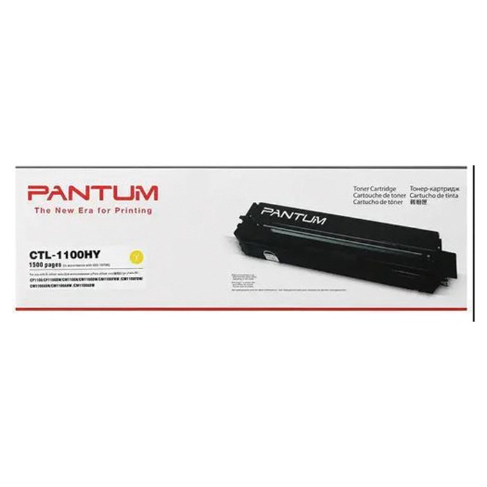 Картридж лазерный PANTUM (CTL-1100HY) CP1100/CM1100, желтый, оригинальный, ресурс 1500 страниц 364071