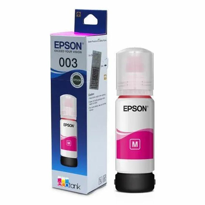 Чернила EPSON 003 (C13T00V398) для СНПЧ EPSON L3210/L3216/L3218, пурпурные, ОРИГИНАЛЬНЫЕ 364288