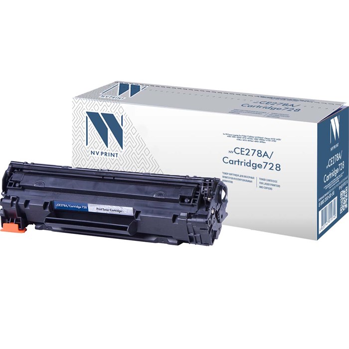 Картридж лазерный NV PRINT (NV-CE278A/728) для HP/CANON LJ P1566/P1606/ MF4410/4430, ресурс 2100 стр. 362889 - фото 44345