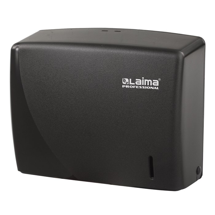 Диспенсер для полотенец LAIMA PROFESSIONAL ORIGINAL (Система H2), Z-сложения, черный, ABS-пластик, 605760 605760