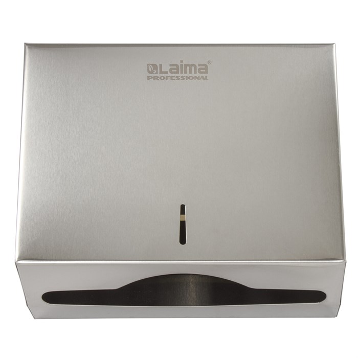 Диспенсер для полотенец LAIMA PROFESSIONAL BASIC (H2) Z-сложения, нержавеющая сталь, матовый, 605050 605050
