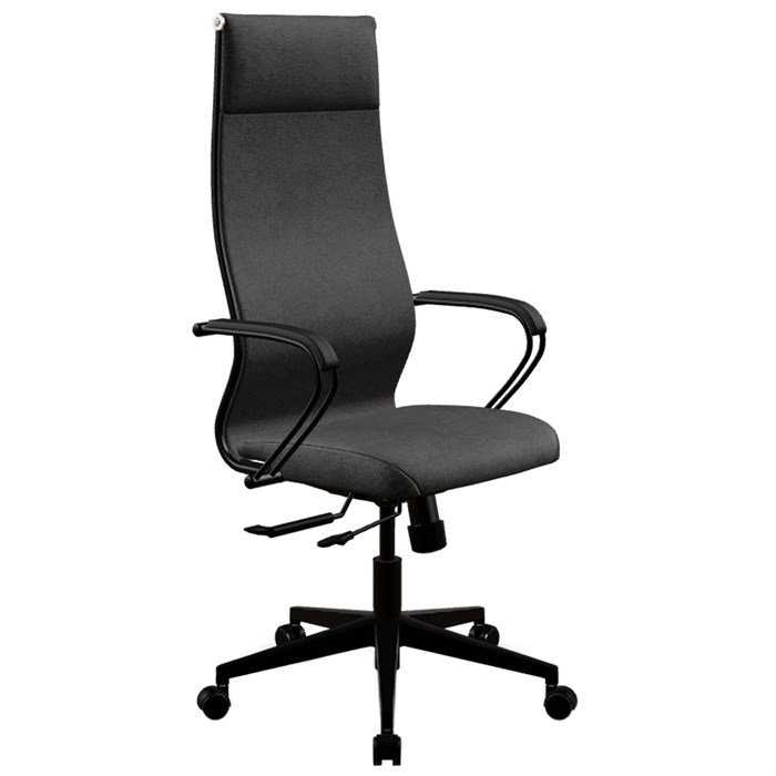 Кресло МЕТТА "ErgoLife" 10 B1-162K, пластик, синхромеханизм, ткань, темно-серое 532990