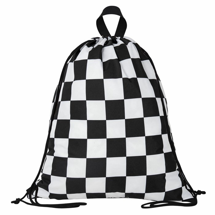 Мешок для обуви BRAUBERG большой удобный с ручкой, 51х41 см, "Black and white", 271595 271595