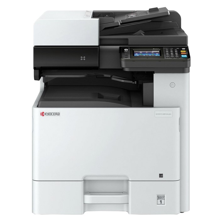 МФУ лазерное ЦВЕТНОЕ KYOCERA ECOSYS M8124cidn "3 в 1", А3, 24 стр./мин., 100 000 стр./мес., ДУПЛЕКС, АПД, сетевая карта, 1102P43NL0 354691