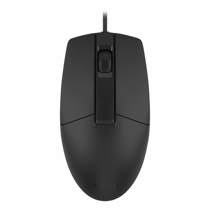 Мышь проводная A4TECH OP-330, USB, 2 кнопки + 1 колесо-кнопка, оптическая, черная, 1530236 513922