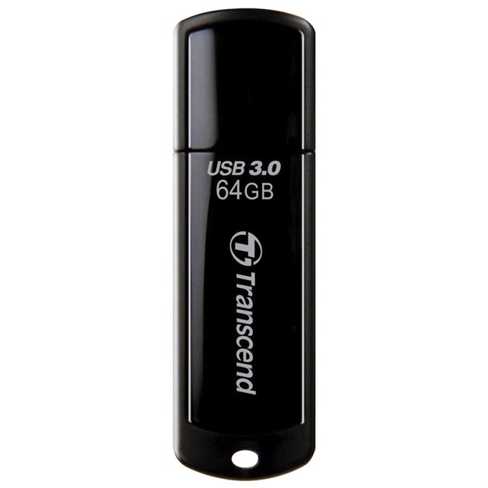 Флеш-диск 64 GB TRANSCEND Jetflash 700 USB 3.0, черный, TS64GJF700 513178
