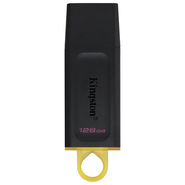 Флеш-диск 128 GB KINGSTON DataTraveler Exodia, разъем USB 3.2, черный/желтый, DTX/128GB 513639