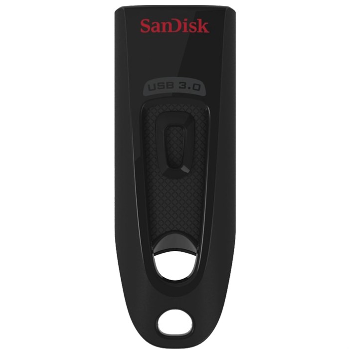 Флеш-диск 128 GB, SANDISK Cruzer Ultra, USB 3.0, черный, SDCZ48-128G-U46 512231
