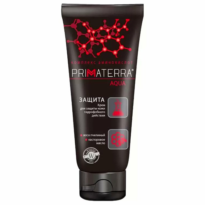 Крем защитный 100 мл, PRIMATERRA AQUA, гидрофобный для кожи, от кислотных и щелочных средств 609727