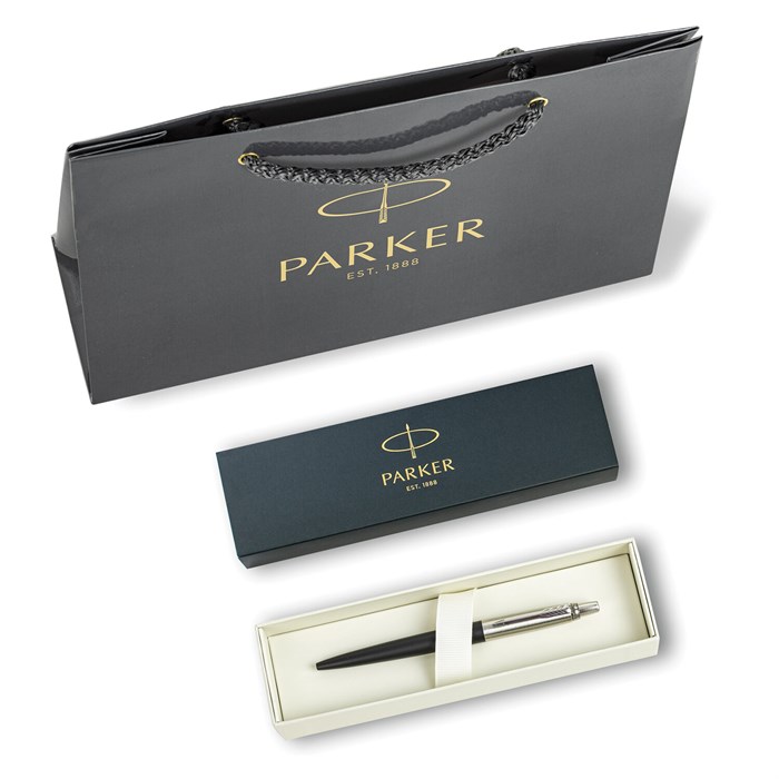 Ручка шариковая PARKER "Jotter Core Bond Street Black", пакет, 880893 880893
