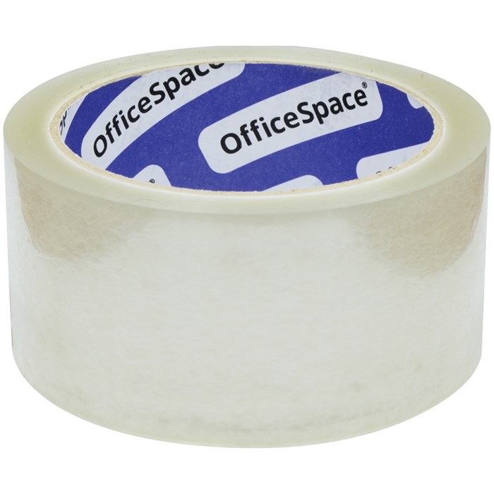 Клейкая лента упаковочная OfficeSpace, 48мм*66м, 40мкм 254424 - фото 5235