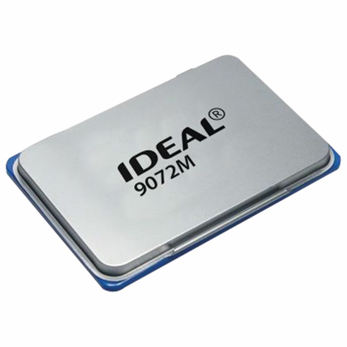 Штемпельная подушка TRODAT IDEAL, 110х70 мм, металлический корпус, синяя, 9072Мс, 190089 229576