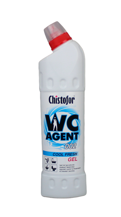 Средство чистящее щелочное Chistofor WC Агент 002 Свежесть  0,75л 31207