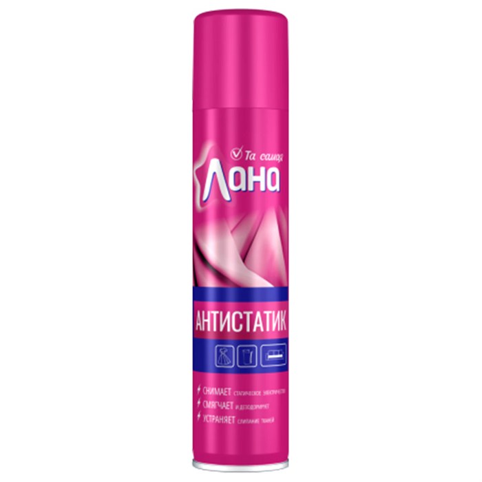 Антистатик 3 в 1, 180 мл, ЛАНА, СИБИАР 701252