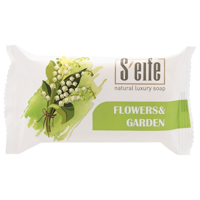 Мыло туалетное 100 г S'EIFE "Flowers & Garden" (Цветы и Сад), КМЗ, штампованное 702578