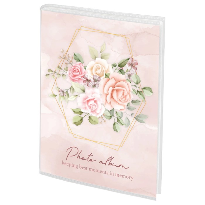 Фотоальбом BRAUBERG "Watercolor flowers" на 36 фото 10х15 см, мягкая обложка, 391431 391431