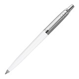 {{productViewItem.photos[photoViewList.activeNavIndex].Alt || productViewItem.photos[photoViewList.activeNavIndex].Description || 'Ручка шариковая PARKER &quot;Jotter Plastic CT&quot;, корпус белый, детали из нержавеющей стали, синяя, R0032930'}}