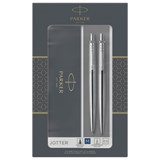 {{productViewItem.photos[photoViewList.activeNavIndex].Alt || productViewItem.photos[photoViewList.activeNavIndex].Description || 'Набор PARKER &quot;Jotter Stainless Steel CT&quot;: шариковая ручка синяя и механический карандаш, 2093256'}}