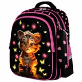 Рюкзак BRAUBERG KIDS MIND с пеналом в комплекте, 2 отделения, "Tiger Cub", 40х28х18 см, 273175 273175