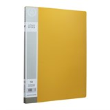 Папка с  10  файлами , А4,  0,5мм : Желтый