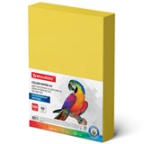 Бумага цветная BRAUBERG, А4, 80 г/м2, 500 л., интенсив, желтая, для офисной техники, 115216 115216