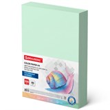 Бумага цветная BRAUBERG, А4, 80 г/м2, 500 л., пастель, зеленая, для офисной техники, 115221 115221