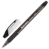Ручка гелевая с грипом BRAUBERG Samurai, ЧЕРНАЯ, корпус тонированный, узел 0,5 мм, линия письма 0,35 мм, 141178 141178