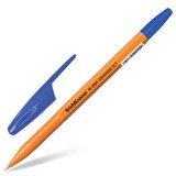 Ручка шариковая ERICH KRAUSE R-301 Orange, СИНЯЯ, корпус оранжевый, узел 0,7 мм, линия письма 0,35 мм, 43194 141526