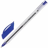 Ручка шариковая масляная BRAUBERG "Extra Glide", СИНЯЯ, трехгранная, узел 1 мм, линия письма 0,5 мм, 141700 141700